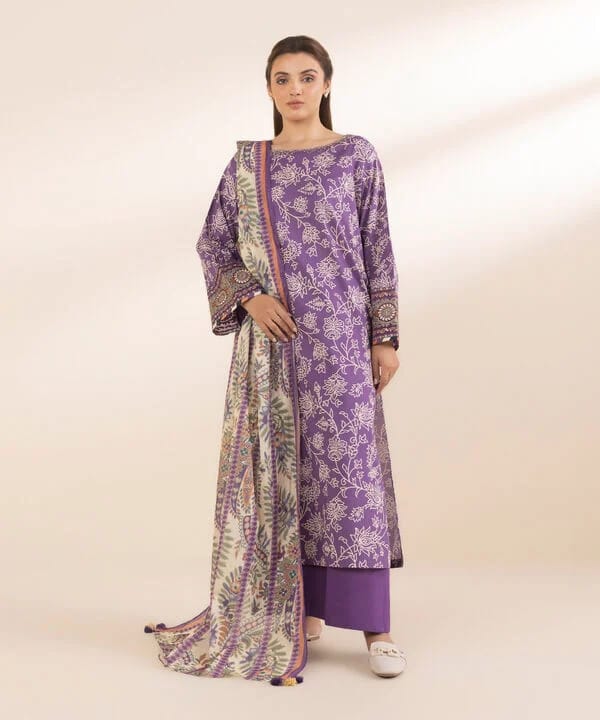 SAPPHIRE 3 PIECE -EMRROIDERED LAWN SUIT