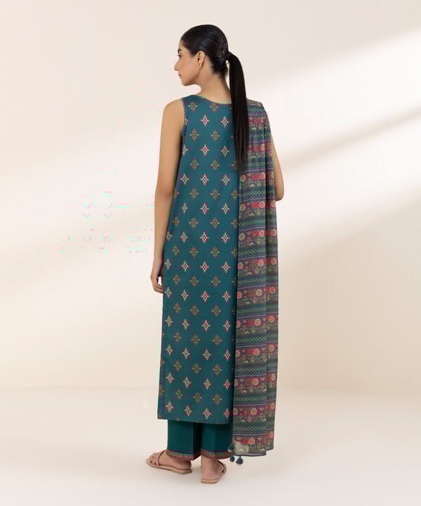 SAPPHIRE 3 PIECE -EMBROIDERED LAWN SUIT