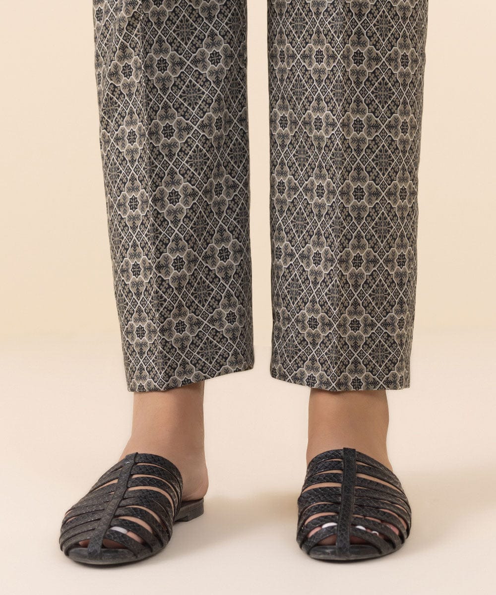 SAPPHIRE 3 PIECE -PRINTED COTTON JACQUARD SUIT