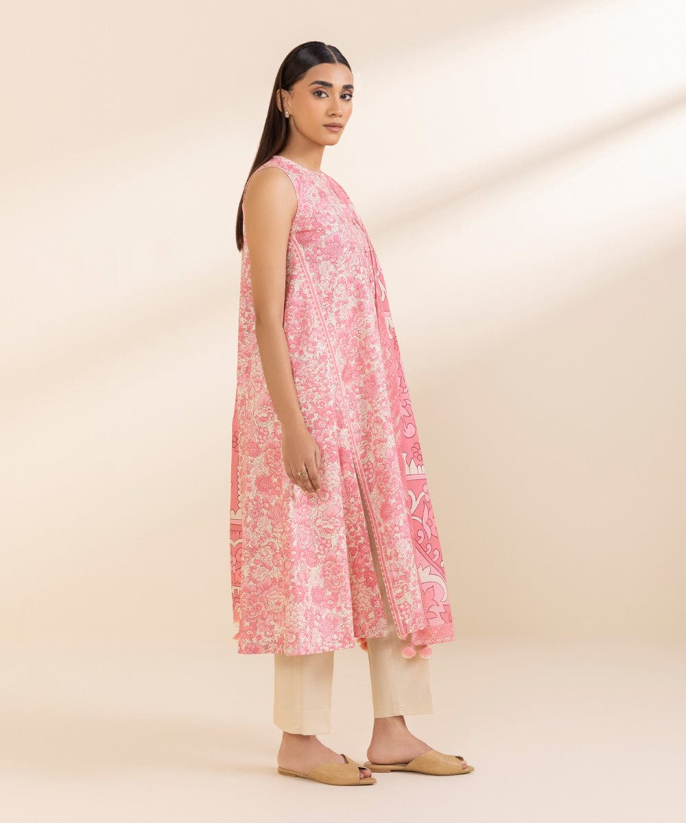 SAPPHIRE 3 PIECE -PRINTED DOBBY SUIT