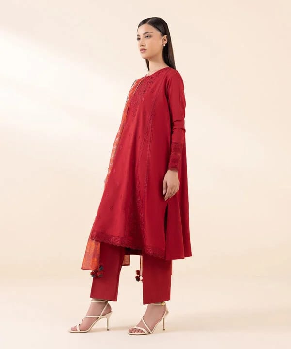 SAPPHIIRE 3 PIECE -EMBROIDERED ARABIC LAWN SUIT