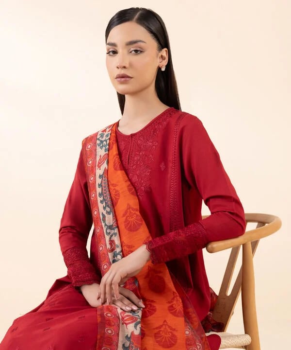 SAPPHIIRE 3 PIECE -EMBROIDERED ARABIC LAWN SUIT