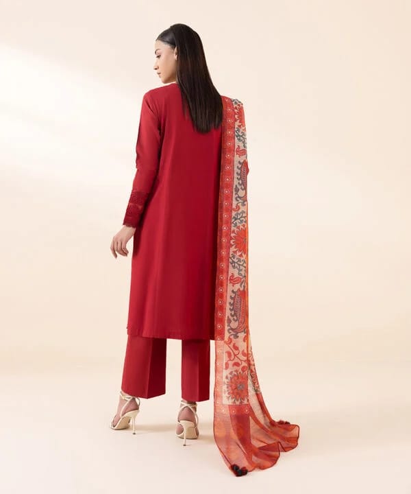 SAPPHIIRE 3 PIECE -EMBROIDERED ARABIC LAWN SUIT