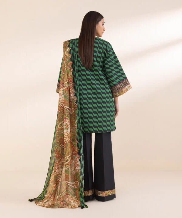 2 PIECE -EMBROIDERED COTTON SUIT