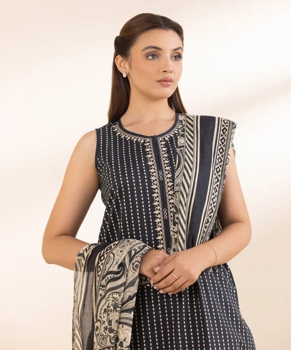 SAPPHIRE 2 PIECE -EMBROIDERED LAWN SUIT