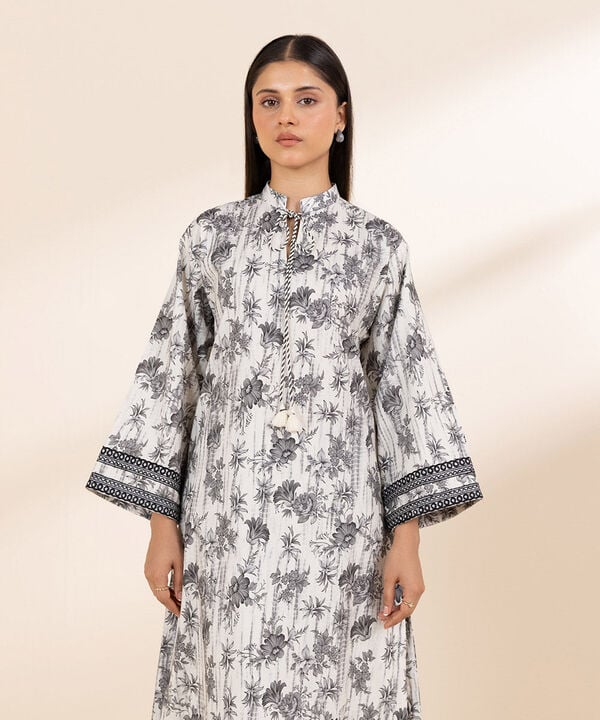 SAPPHIRE 2 PIECE -EMBROIDERED COTTON VISCOSE SUIT