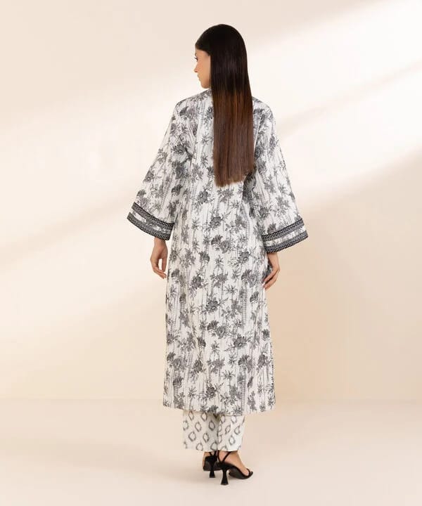 SAPPHIRE 2 PIECE -EMBROIDERED COTTON VISCOSE SUIT
