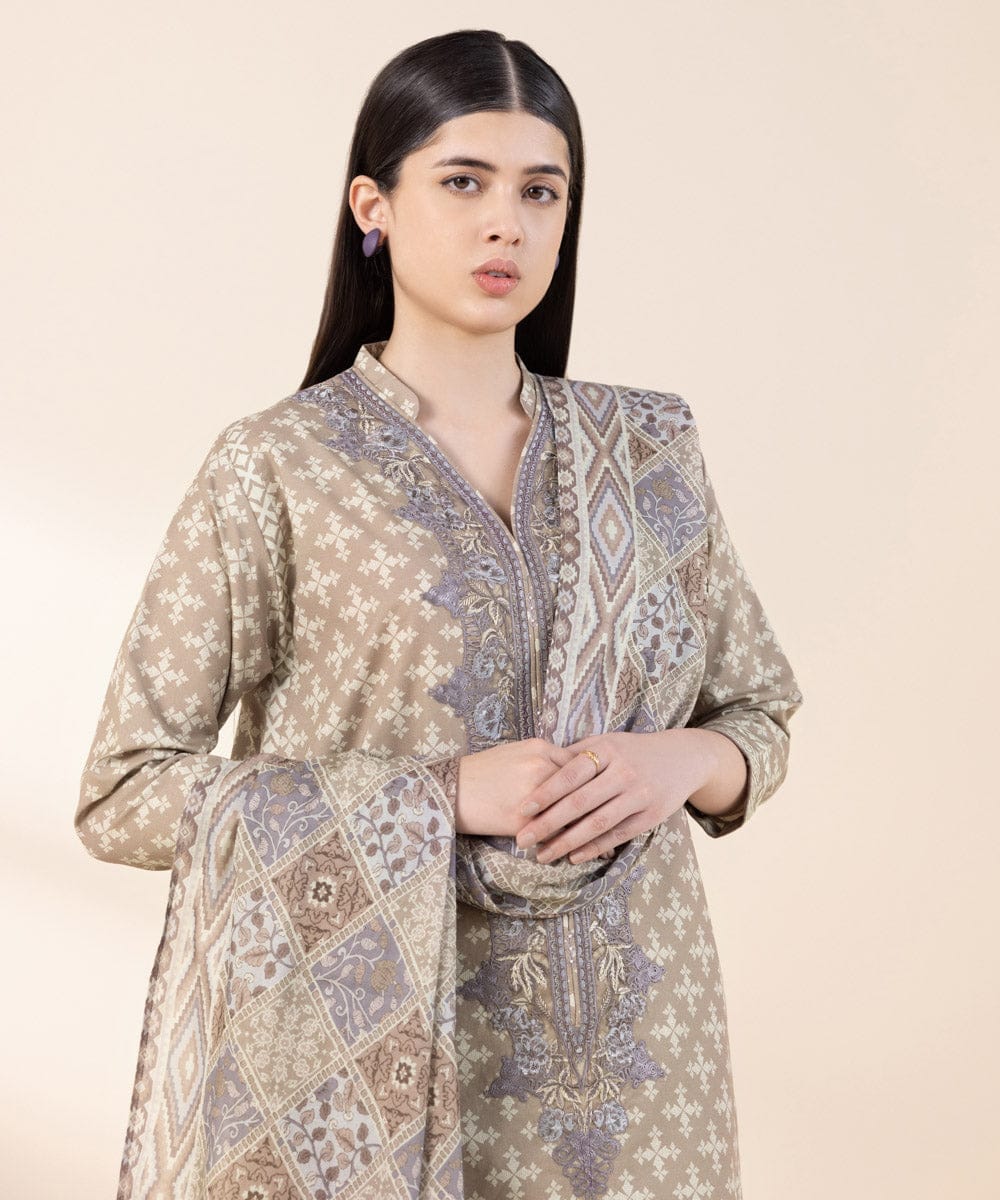 SAPPHIRE 2 PIECE -EMBROIDERED LAWN SUIT