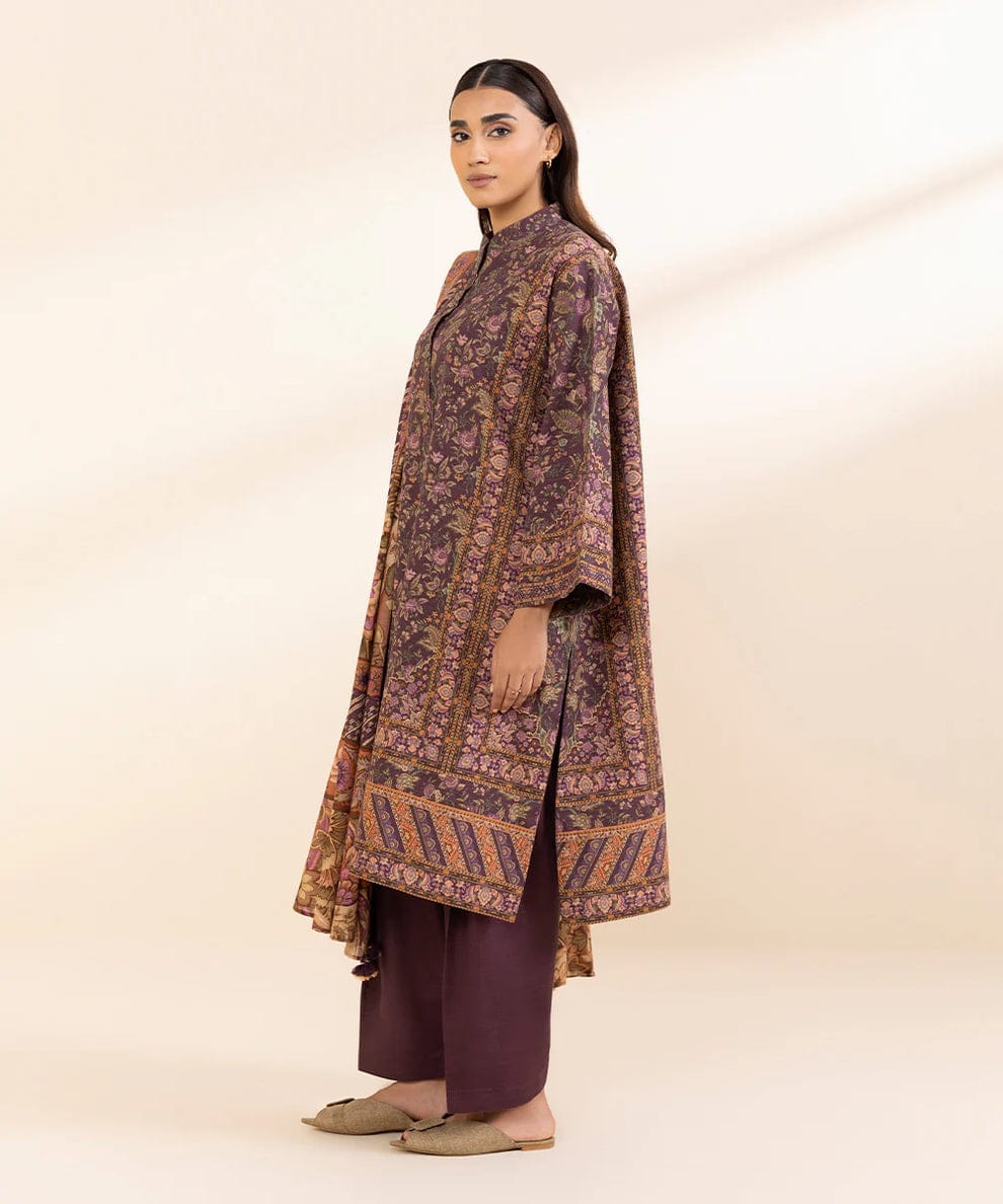 SAPPHIRE 3 PIECE -PRINTED KHADDAR SUIT