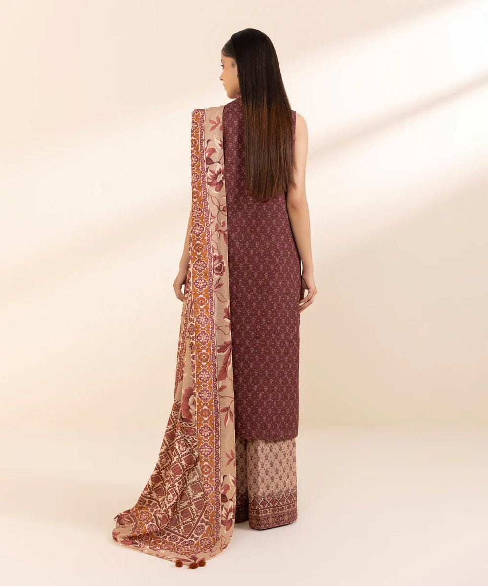 SAPPHIRE 3 PIECE -PRINTED KHADDAR SUIT