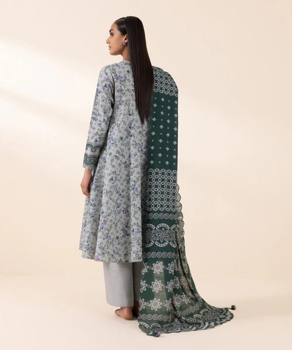 SAPPHIRE 3 PIECE -PRINTED KHADDAR SUIT