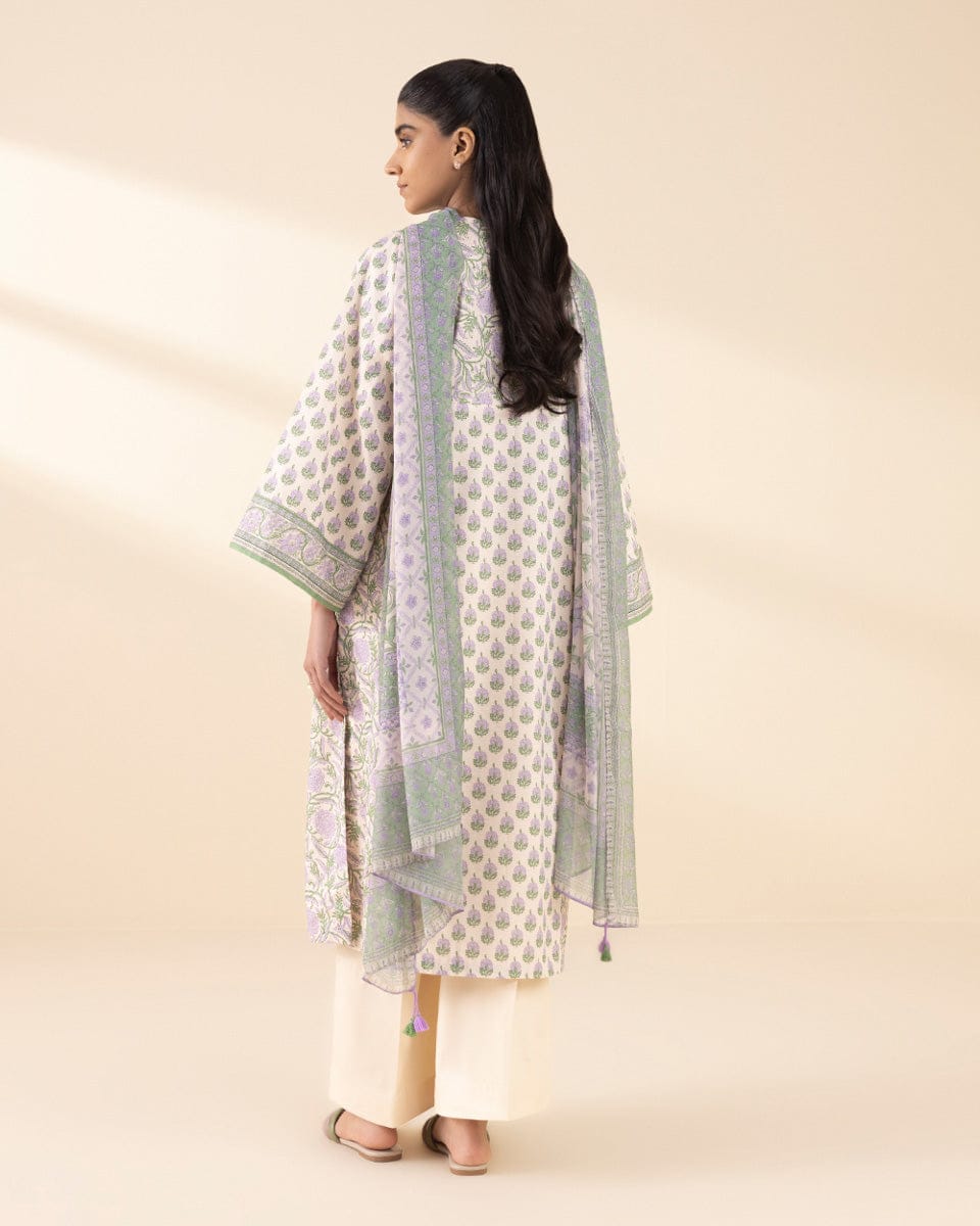 SAPPHIRE 2 PIECE -PRINTED ZARI LAWN SUIT