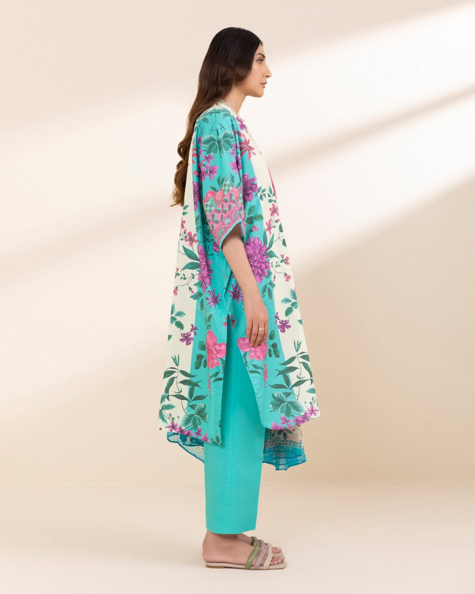 SAPPHIRE 3 PIECE-PRINTED LAWN SUIT