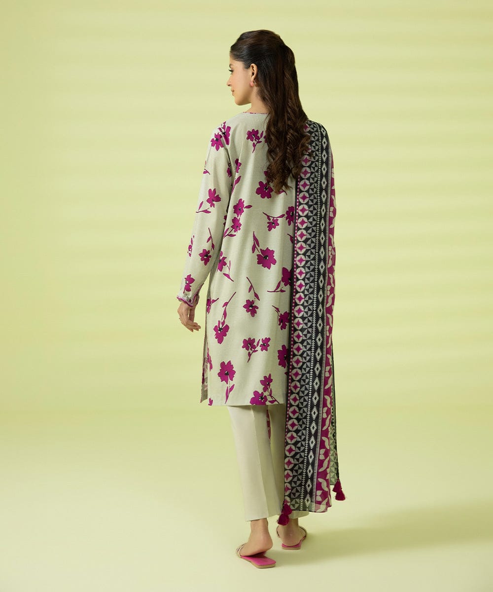 SAPPHIRE 3 PIECE -PRINTED LAWN SUIT