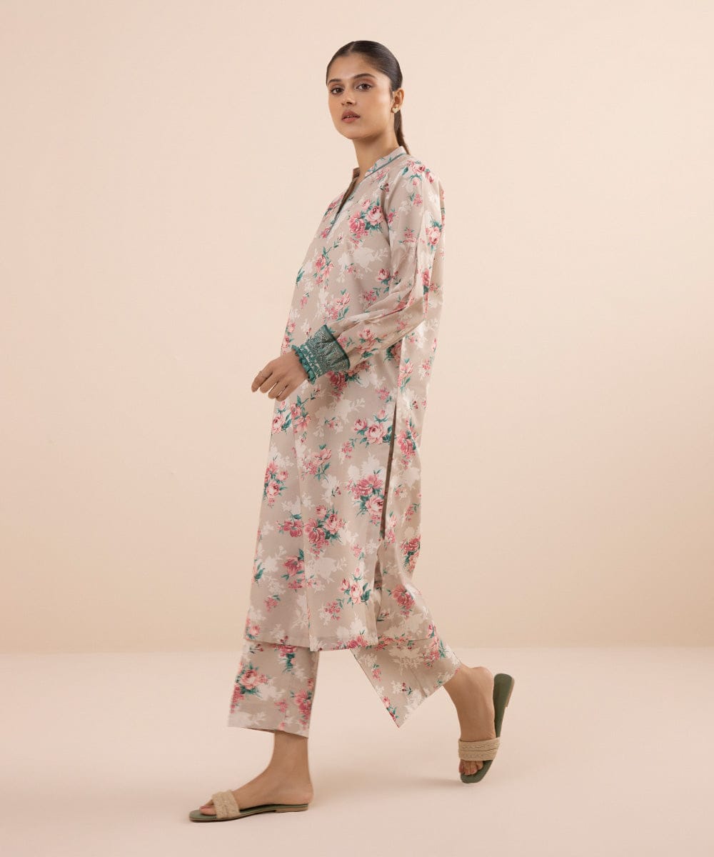 SAPPHIRE 2 PIECE -PRINTED LAWN SUIT