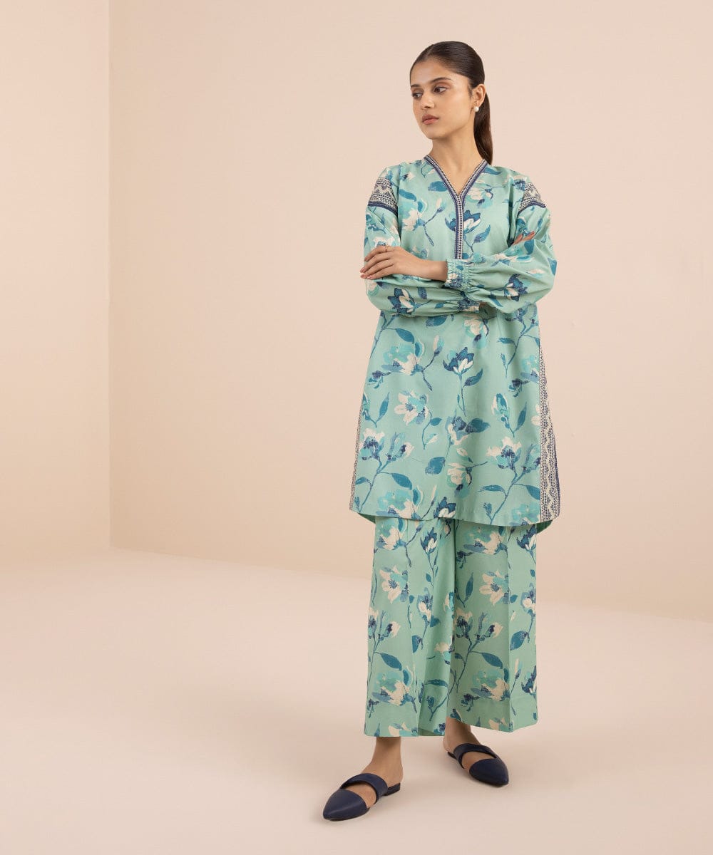 SAPPHIRE 2 PIECE -PRINTED LAWN SUIT