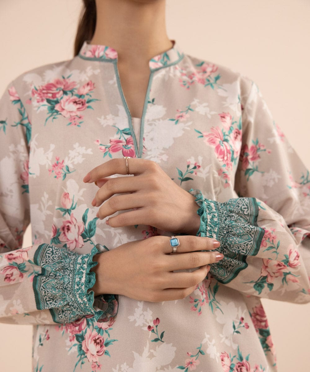 SAPPHIRE 2 PIECE -PRINTED LAWN SUIT