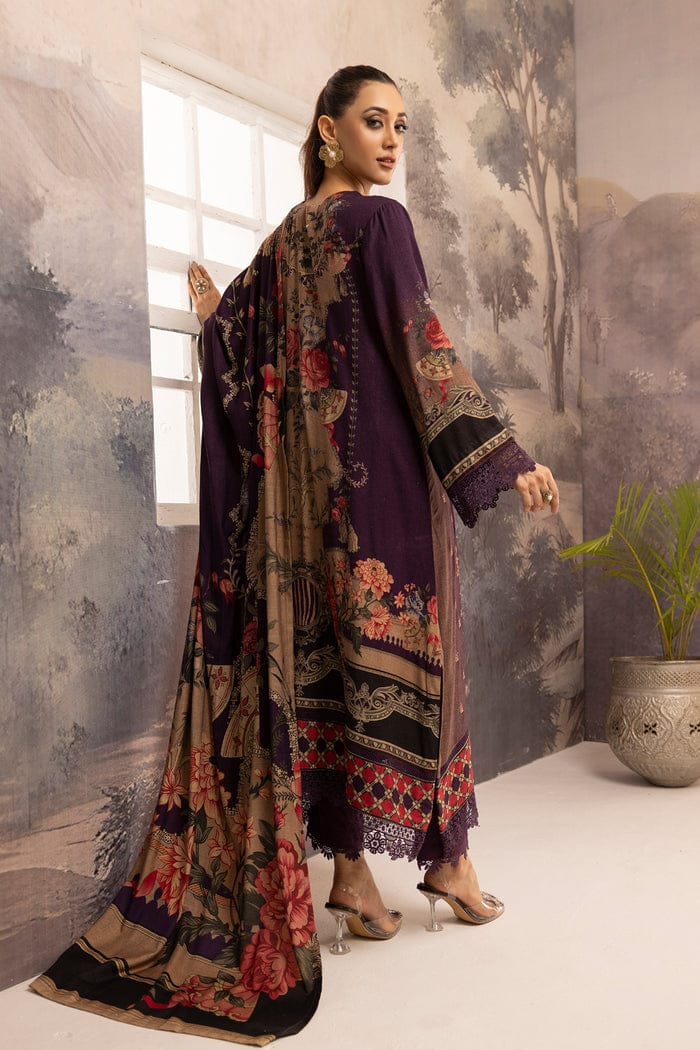 JOHRA EMBROIDERED PRINTED WINTER COLLECTION WITH PRINTED DIGITAL SHAWL