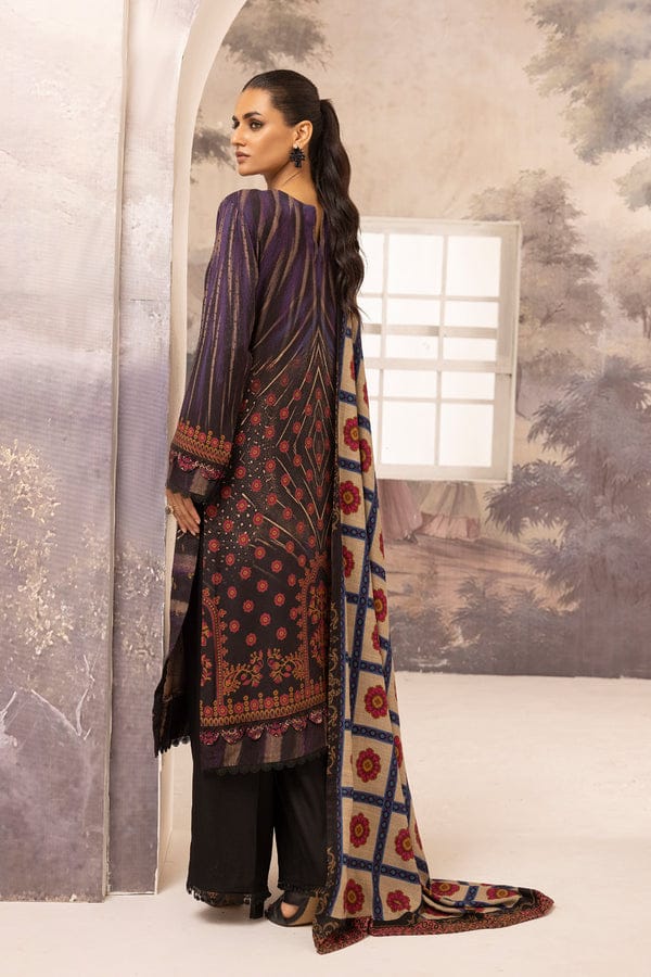 JOHRA EMBROIDERED PRINTED WINTER COLLECTION WITH DIGITAL PRINTED SHAWL