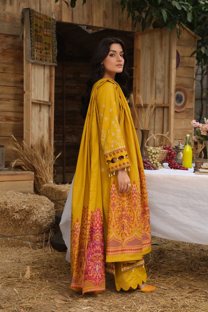 JOHRA EMBROIDERED KHADDAR WITH BANARSI JACQUARD SHAWL