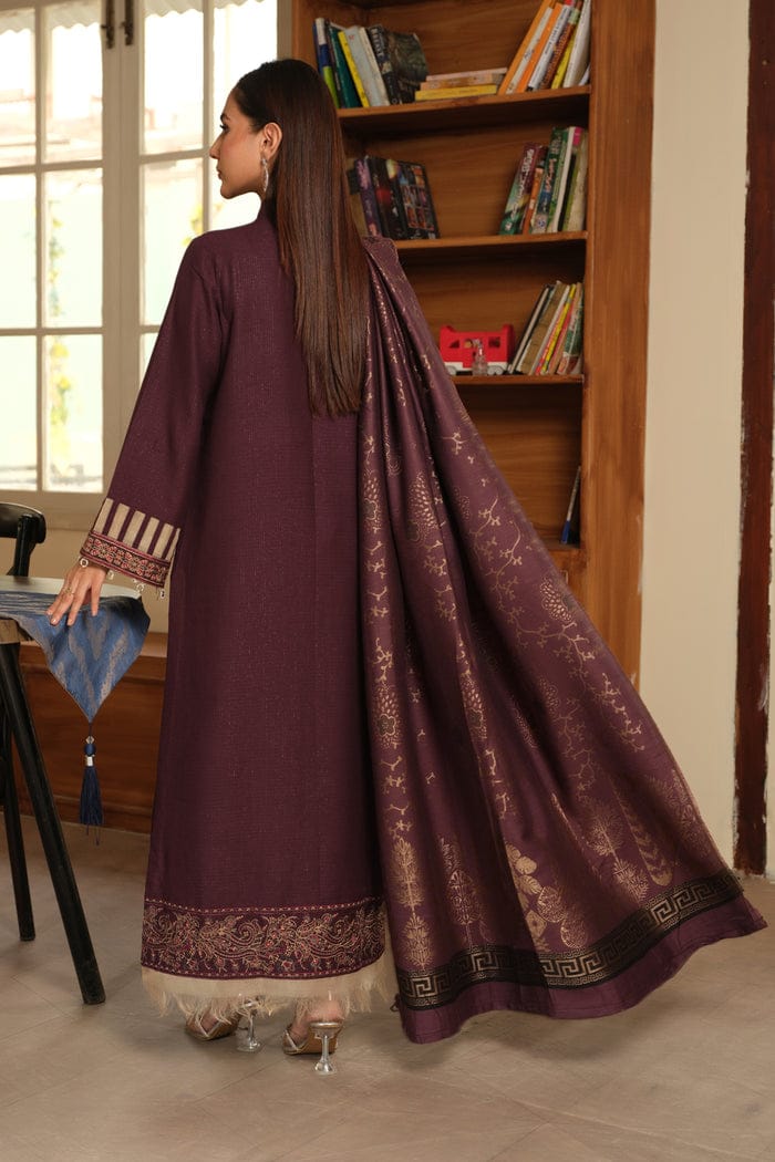 JOHRA EMBROIDERED WINTER COLLECTION WITH JACQUARD SHAWL