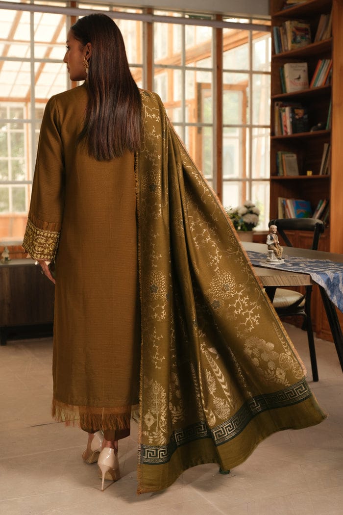 JOHRA EMBROIDERED WINTER COLLECTION WTH JACQUARD SHAWL