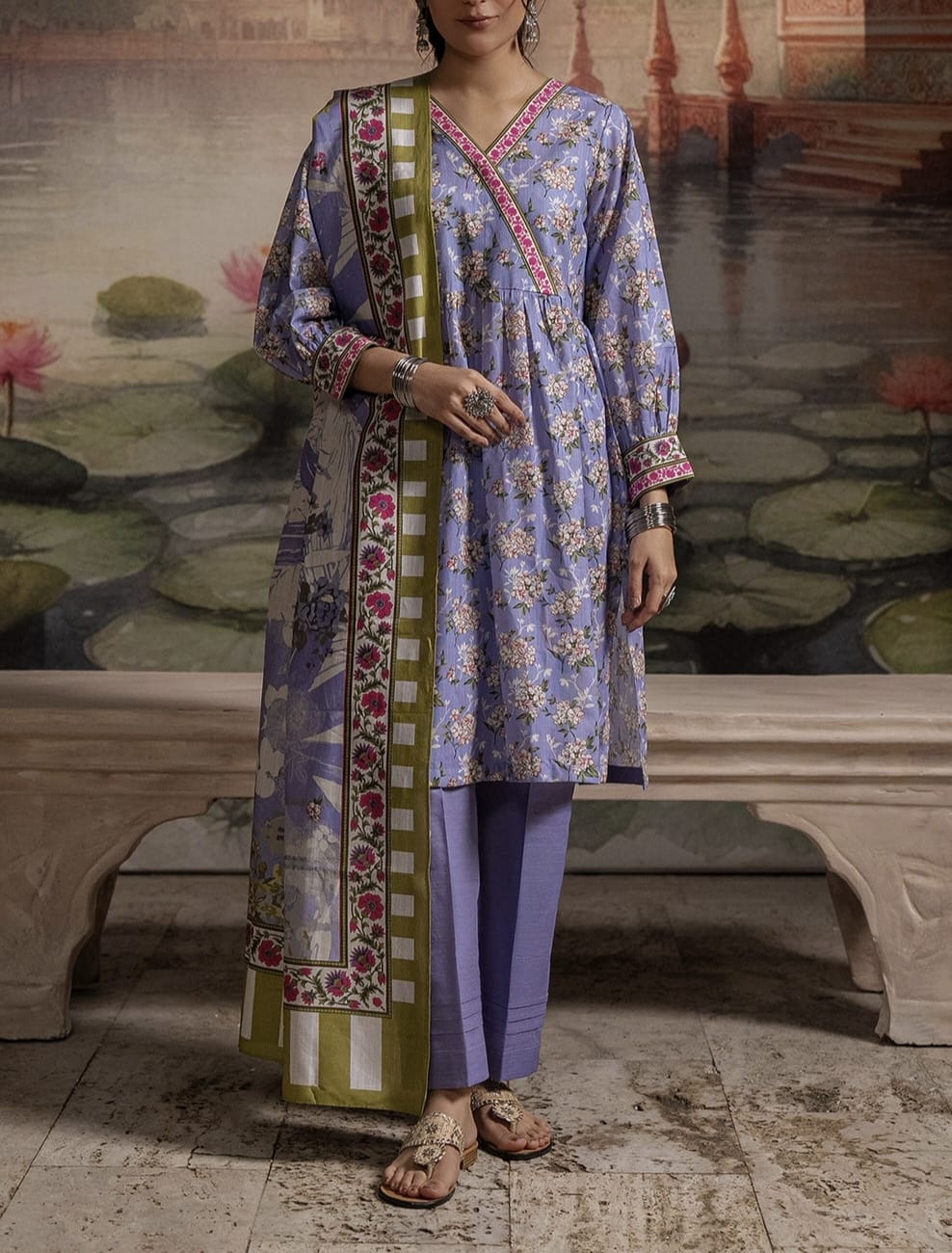 ZELLBURY KHADDAR 3PC