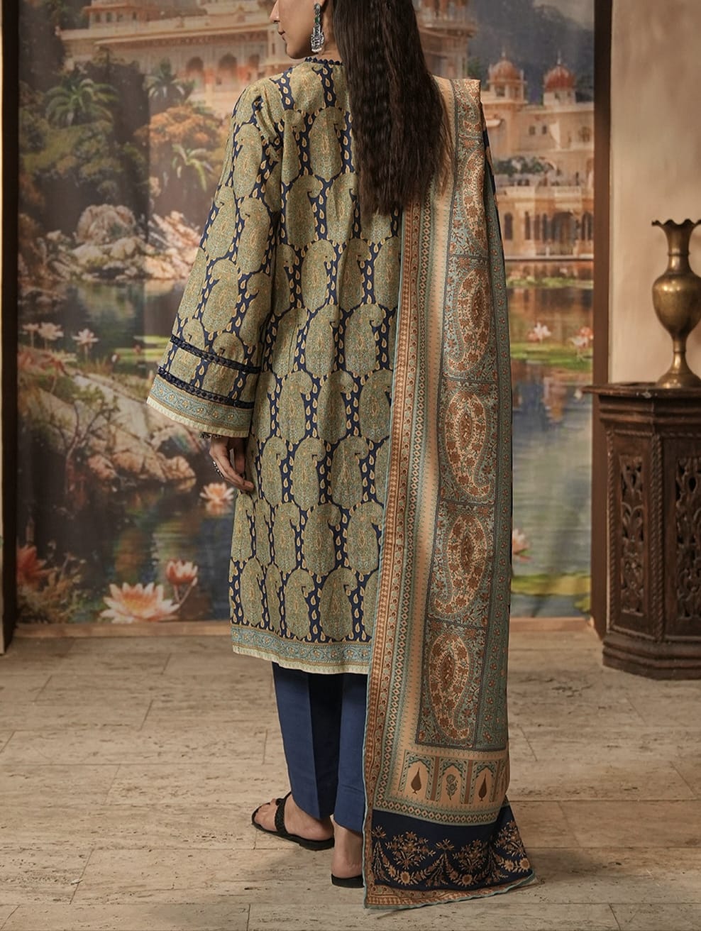 ZELLBURY KHADDAR 3PC