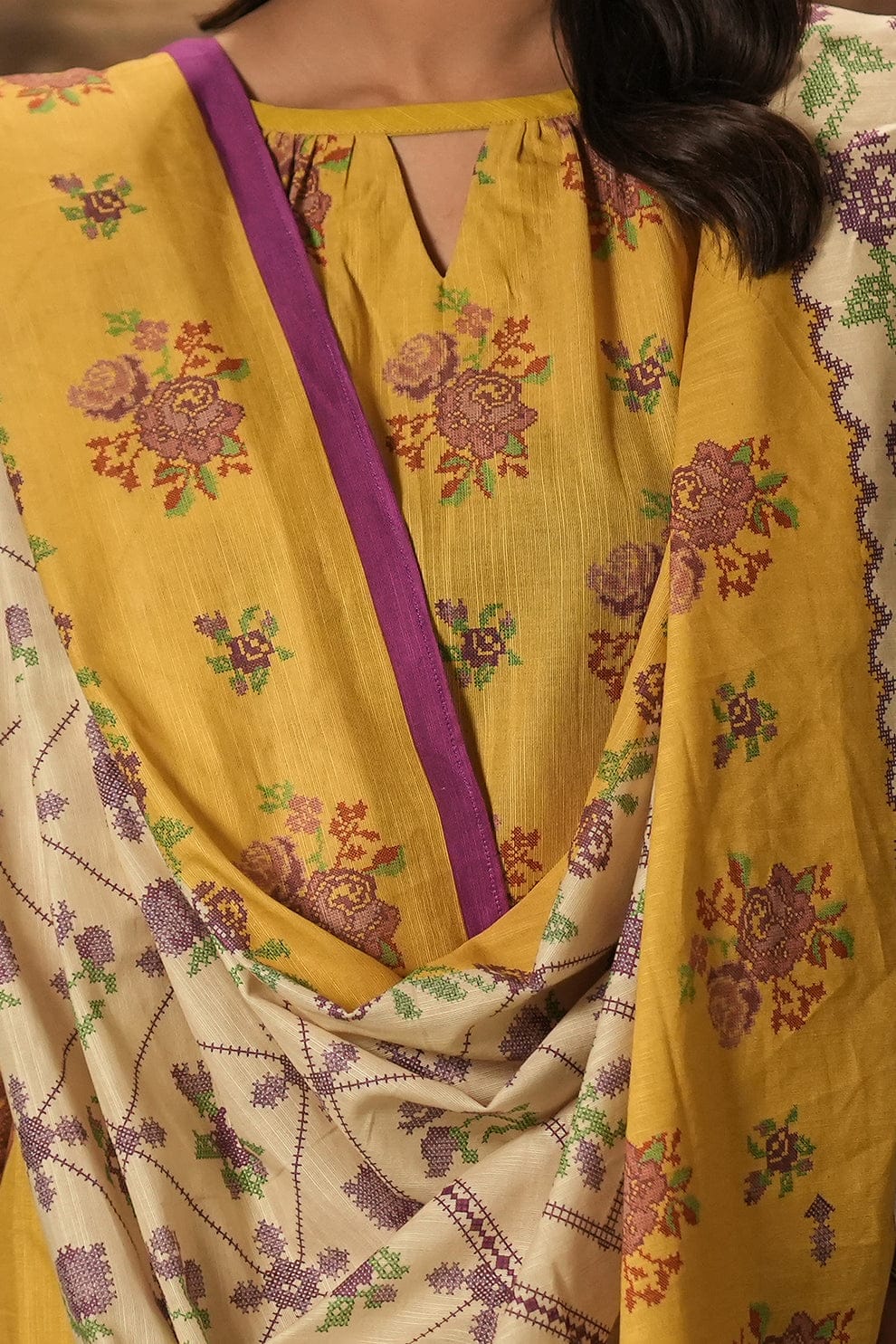 ZELLBURY KHADDAR 3PC