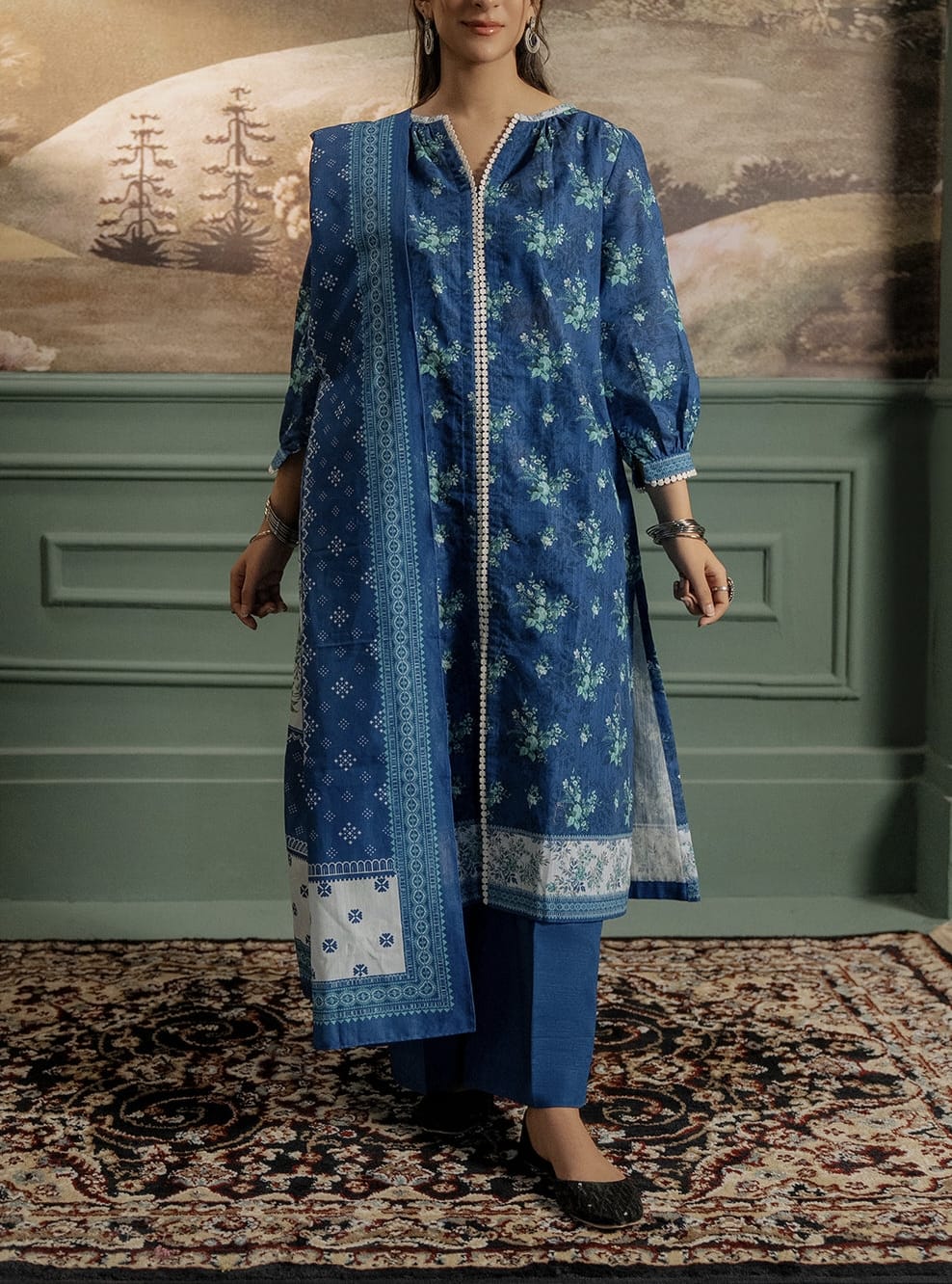 ZELLBURY KHADDAR 3PC