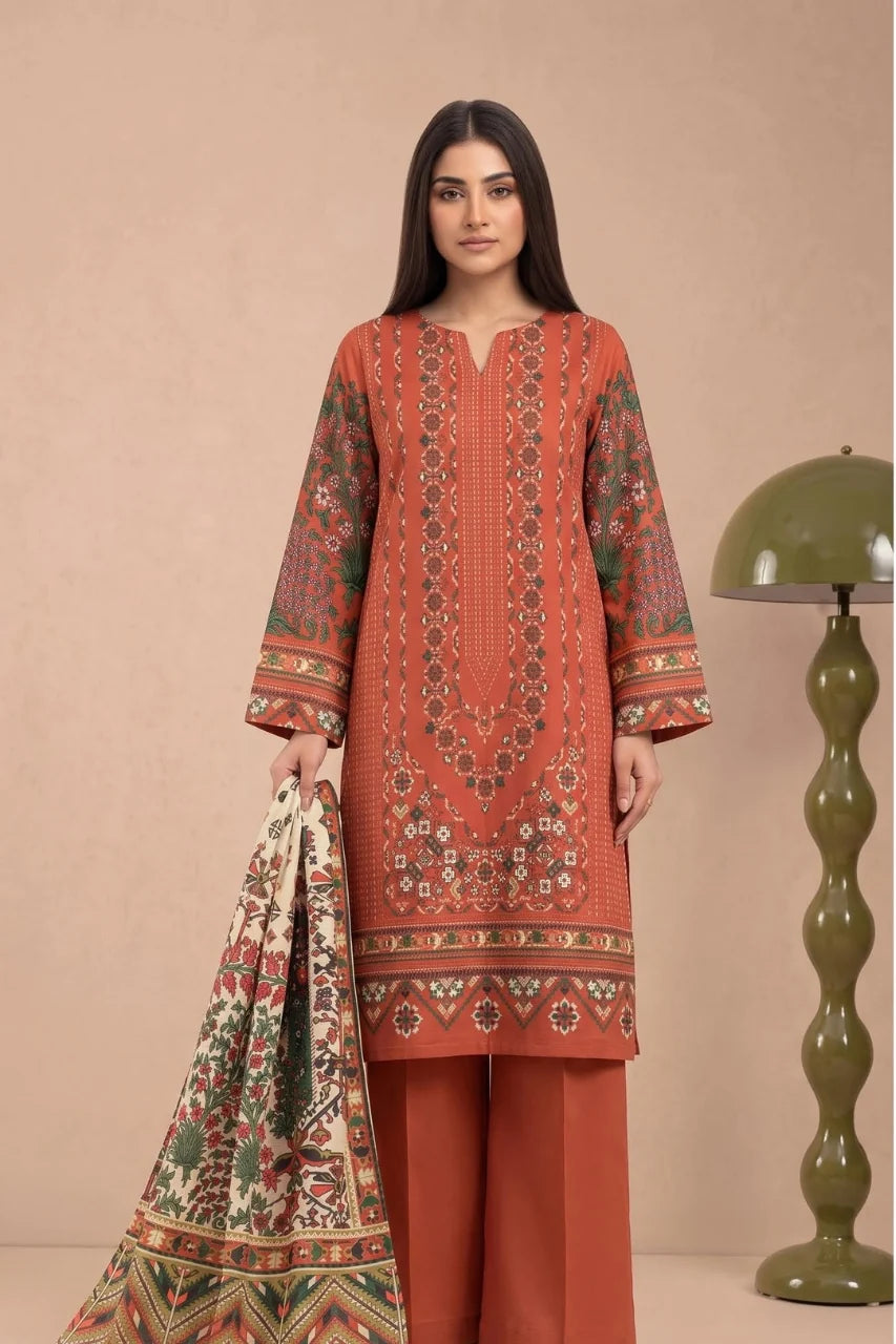 Bonanza Satrangi 3 Piece Unstitched Khaddar Suit