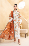 Alif by Eman Arts 00 Digital Print Embroidered Lawn Shirt & Fancy Voil Digital Print Dupatta