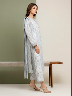 Edenrobe Allure Summer Collection 158 3pc Printed Lawn Shirt & Dupatta