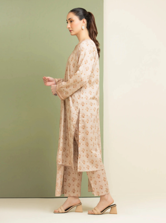 Edenrobe Allure Summer Collection 164 3pc Printed Lawn Shirt & Dupatta
