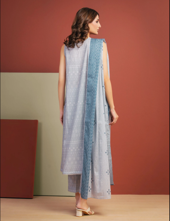 Edenrobe Allure Summer Collection 643 3pc Printed Lawn Shirt & Dupatta