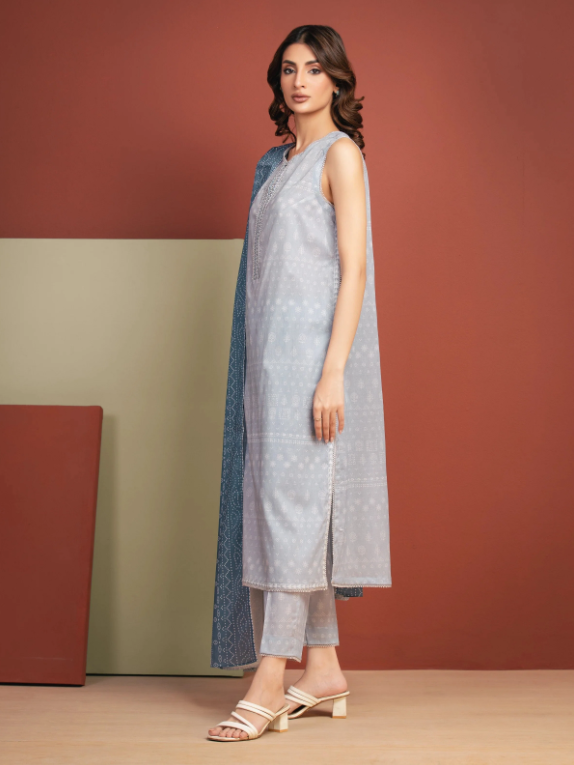 Edenrobe Allure Summer Collection 643 3pc Printed Lawn Shirt & Dupatta