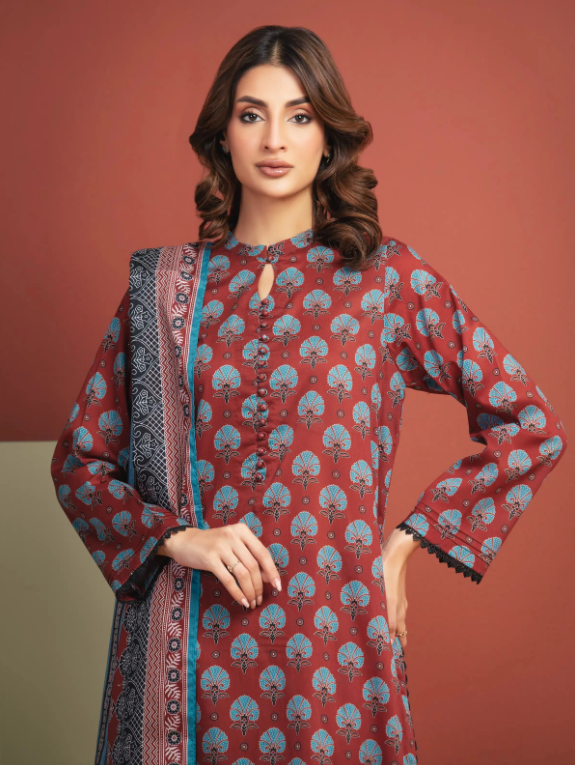 Edenrobe Allure Summer Collection 282 3pc Printed Lawn Shirt & Dupatta
