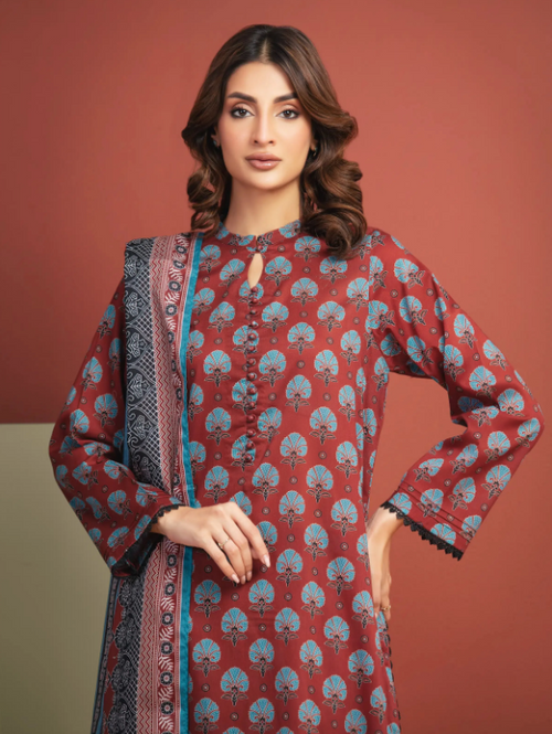 Edenrobe Allure Summer Collection 282 3pc Printed Lawn Shirt & Dupatta