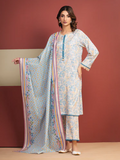 Edenrobe Allure Summer Collection 318 3pc Printed Lawn Shirt & Dupatta