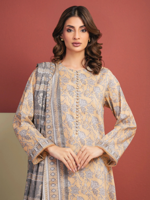 Edenrobe Allure Summer Collection 327 3pc Printed Lawn Shirt & Dupatta