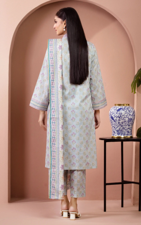 Edenrobe Allure Summer Collection 643 3pc Printed Lawn Shirt & Dupatta
