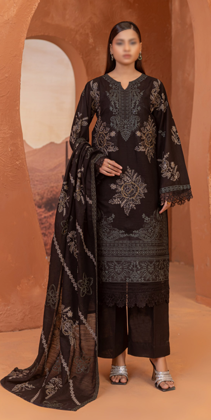 Fantak Suffuse Design 01 Embroidered Shirt and Dupatta