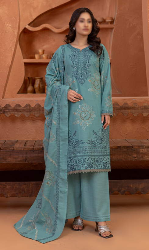 Fantak Suffuse Design 03 Embroidered Shirt and Dupatta