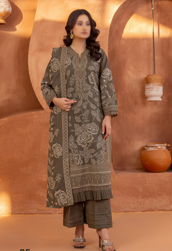 Fantak Suffuse Design 05 Embroidered Shirt and Dupatta