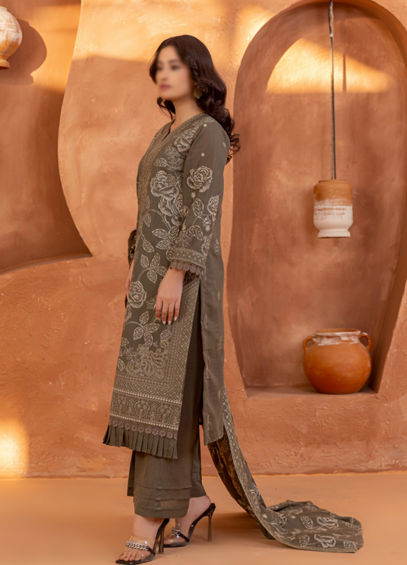 Fantak Suffuse Design 05 Embroidered Shirt and Dupatta