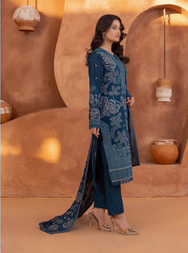Fantak Suffuse Design 06 Embroidered Shirt and Dupatta