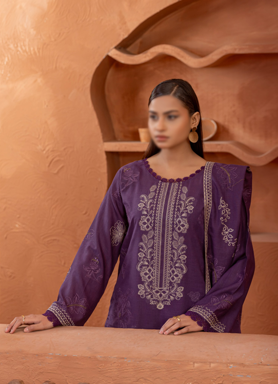 Fantak Suffuse Design 04 Embroidered Shirt and Dupatta