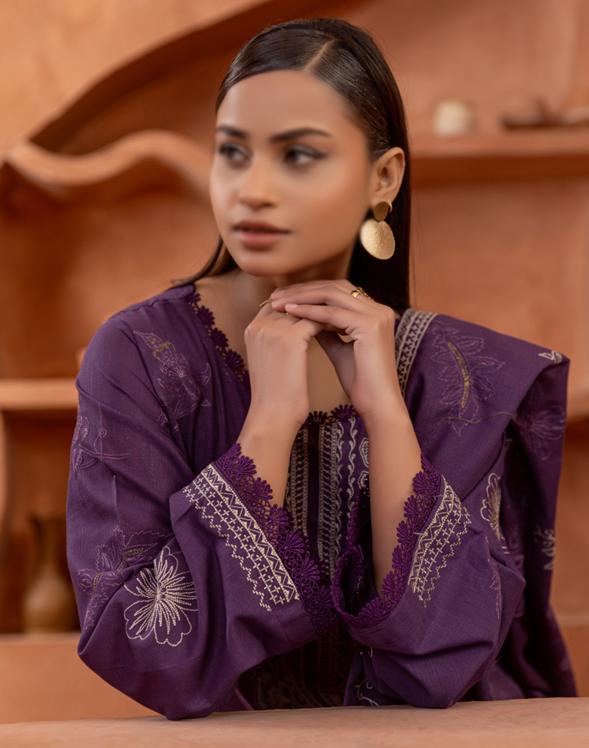Fantak Suffuse Design 04 Embroidered Shirt and Dupatta