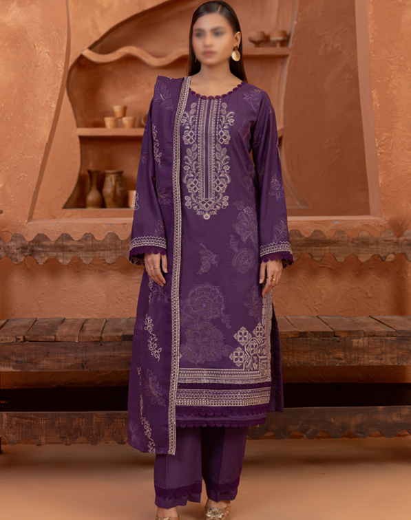 Fantak Suffuse Design 04 Embroidered Shirt and Dupatta
