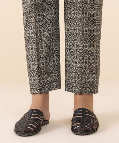 SAPPHIRE 3 PIECE -PRINTED COTTON JACQUARD SUIT